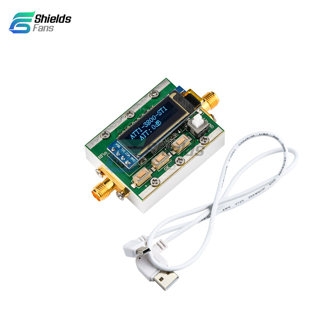 1MHZ-3800MHz Digital Programmable RF Attenuator Control 0-31dB Adjustable