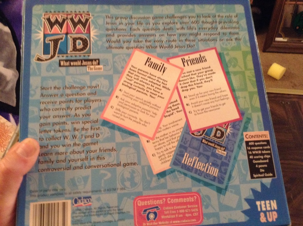 WW JD board game by Cadaco