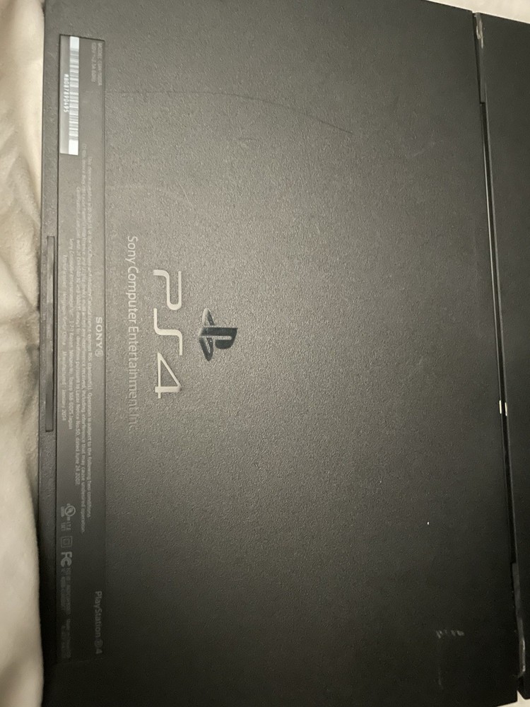 2 Sony PlayStations 4 Black Console Bundle with 4 Games, 3 Controllers & Cords