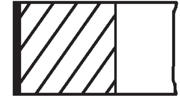 FOR MAHLE 029 54 N2 PISTON RING SET