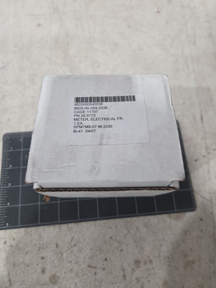Ideal Precision 26.5772 Frequency Meter 55-65 Hertz