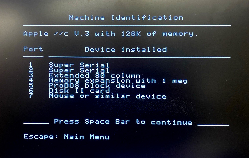 Apple IIc Computer – Clean & Fully Working – Apple A2B4156 1MB Memory Expansion