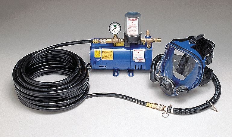 Allegro 9210-01 Full Mask System 1 Worker w/ 100ft Hose Supplied Air Respirator