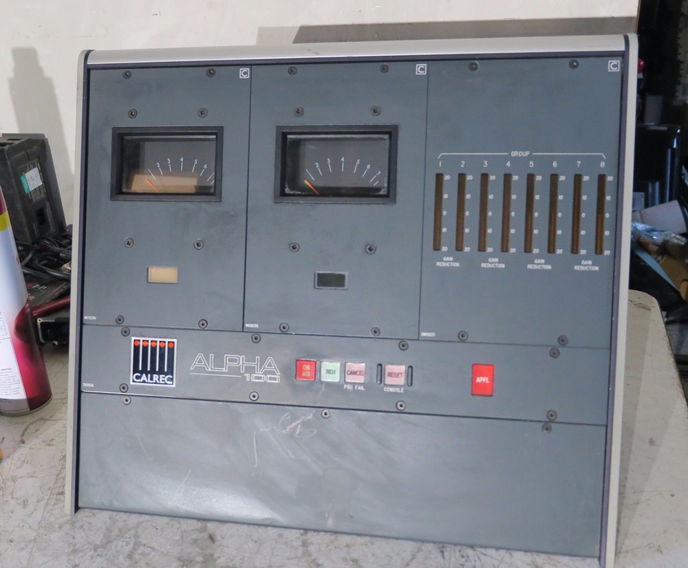 Calrec alpha 100 desktop panel sound mixer panel