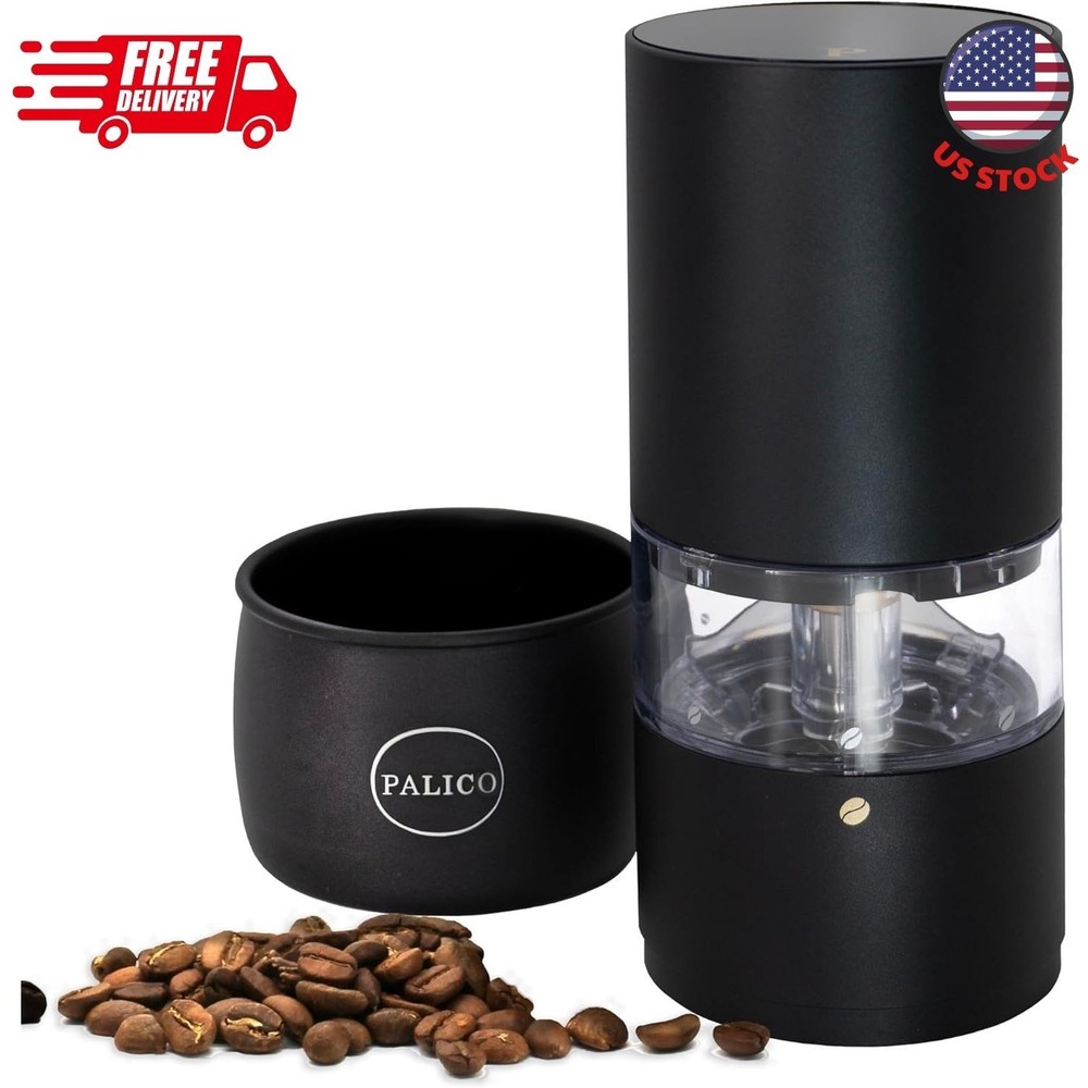 Portable Electric Coffee Grinder - Rechargeable & Cordless, 20 Grind Sizes
