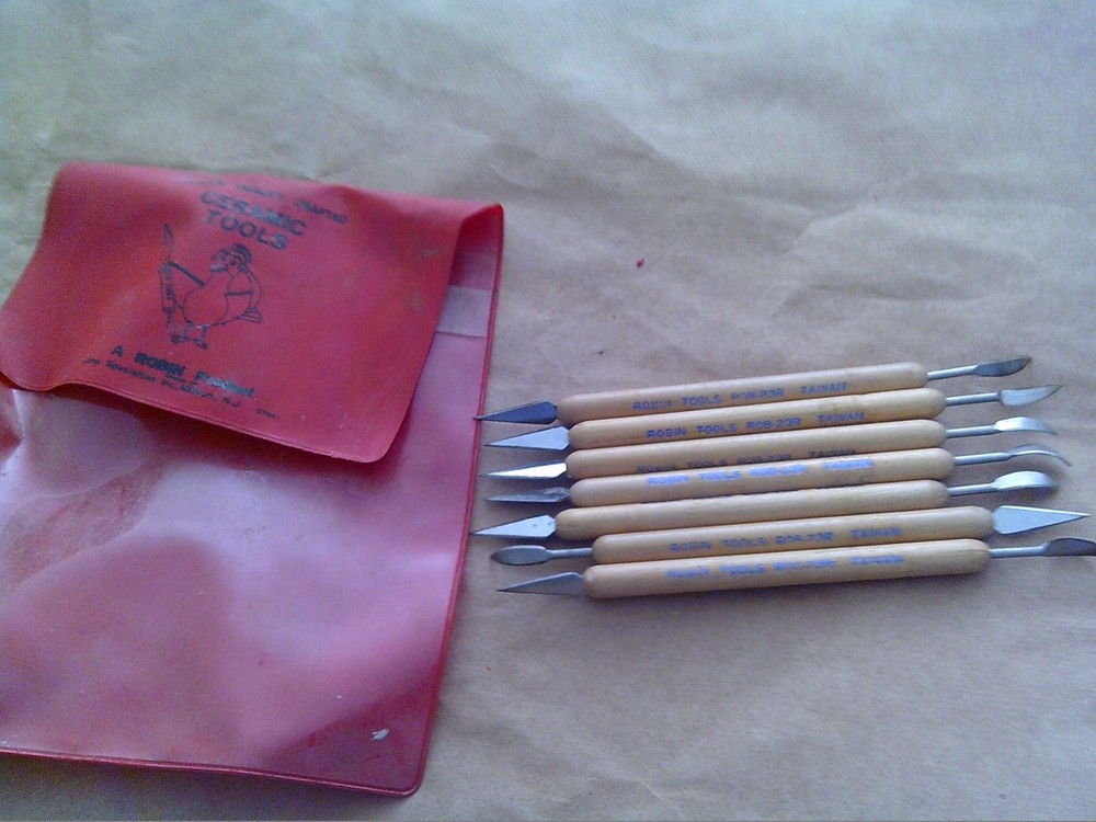 SEVEN !! Robin Clay Carving Tools ROB-23R