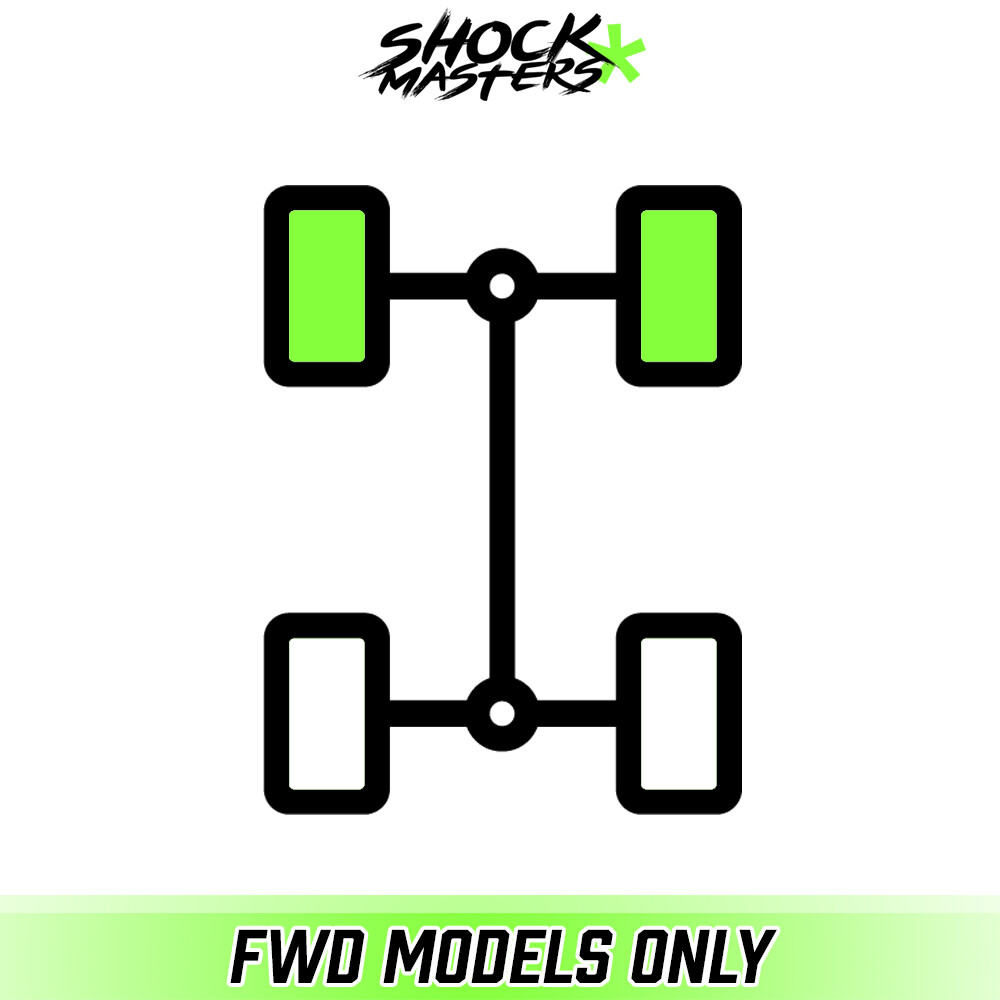 Front Pair Complete Strut & Coil Spring Assemblies for 2011-2017 Buick Regal FWD