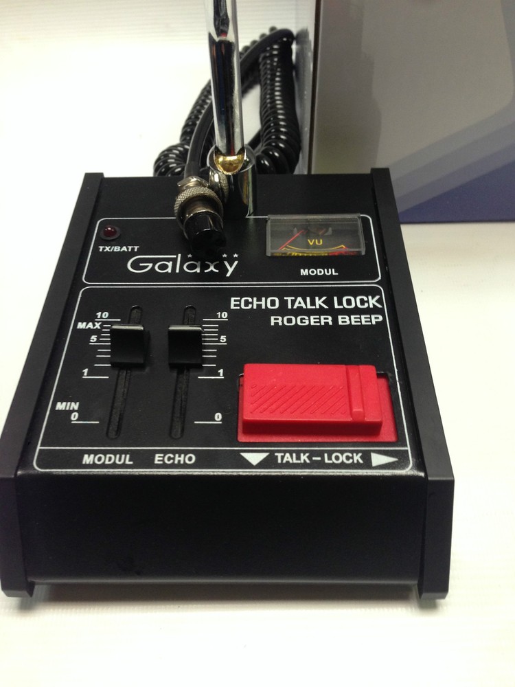 ECHO MASTER GALAXY POWER BASE 4 pin Cobra CB HAM Classic ROGER BEEP MIC