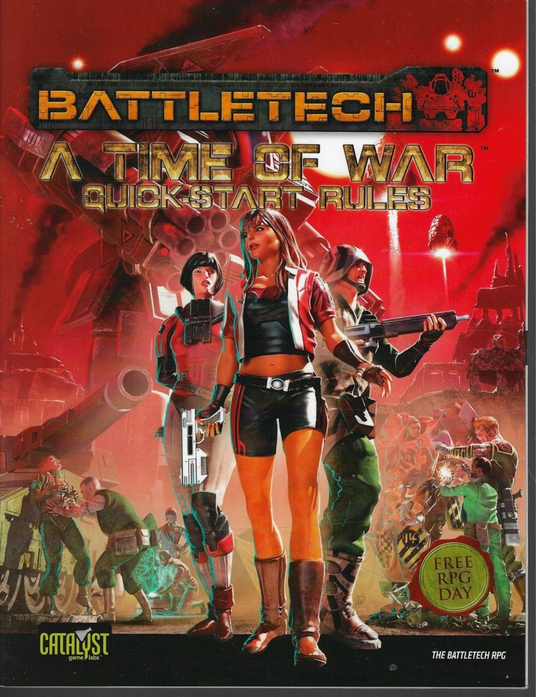 Shadowrun / Battletech RPG SC Quickstart Free RPG Day 2025