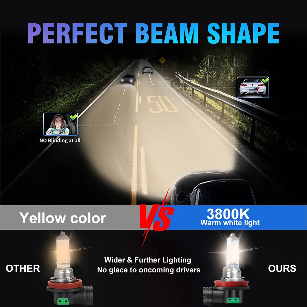 4pcs Halogen Headlight Bulbs High Low Beam Combo For Chevy Silverado 1500 07-15