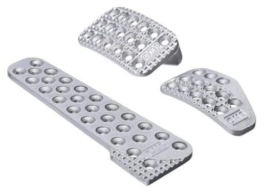 (OA/1010 Racing Pedal Set, silver