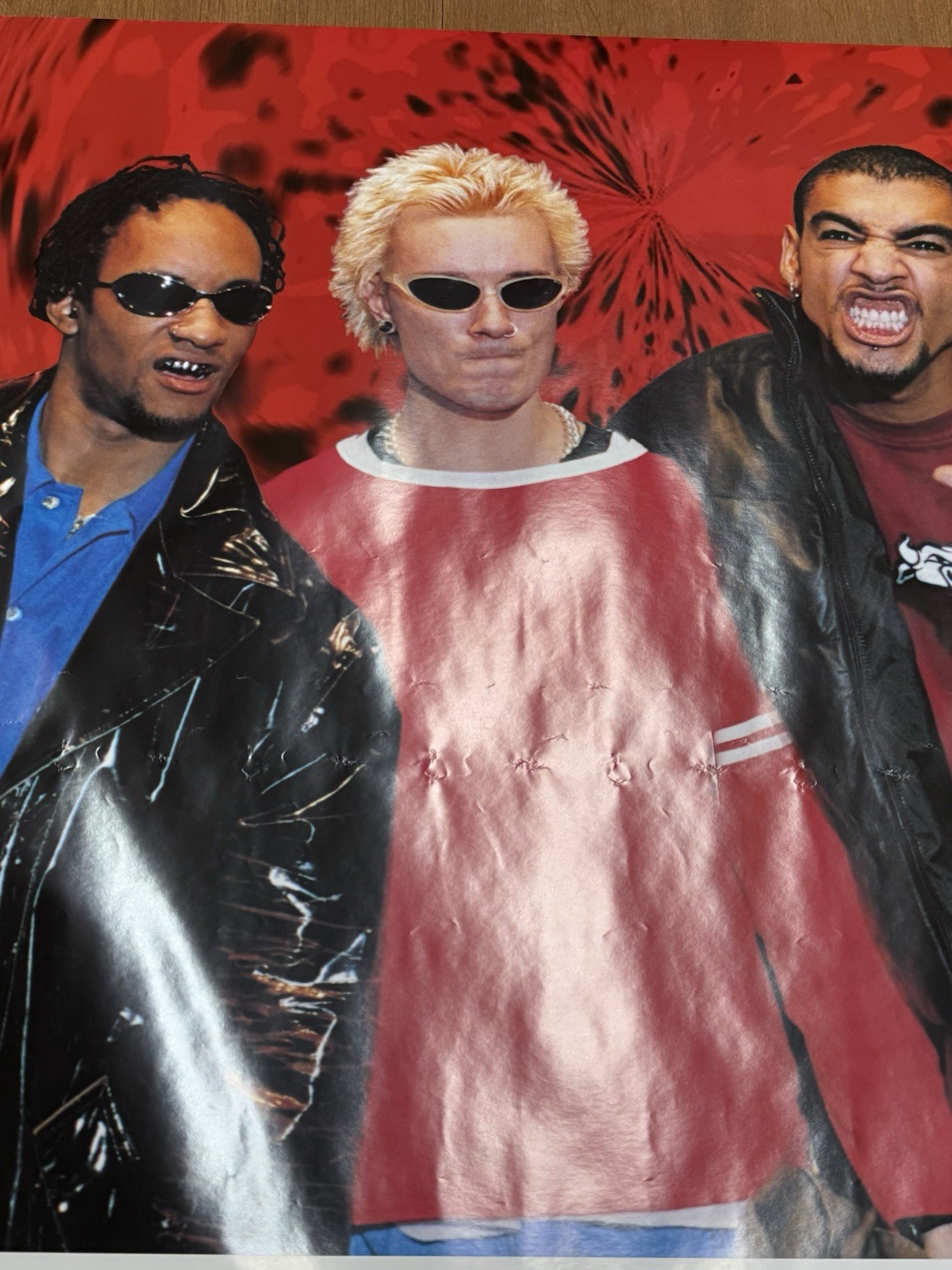 Prodigy Poster Vintage Original Punk Rave Techno 1990s Keith Flint Pyramid Rare