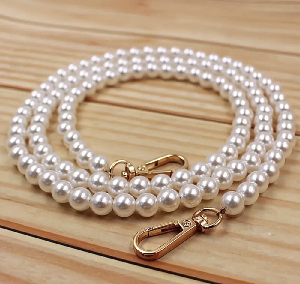 Pearl Bag Strap/charm