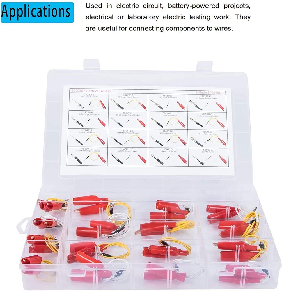 5299367 Electrical Test Lead Kit Electrical Terminal Kit for Cummins 16Pcs