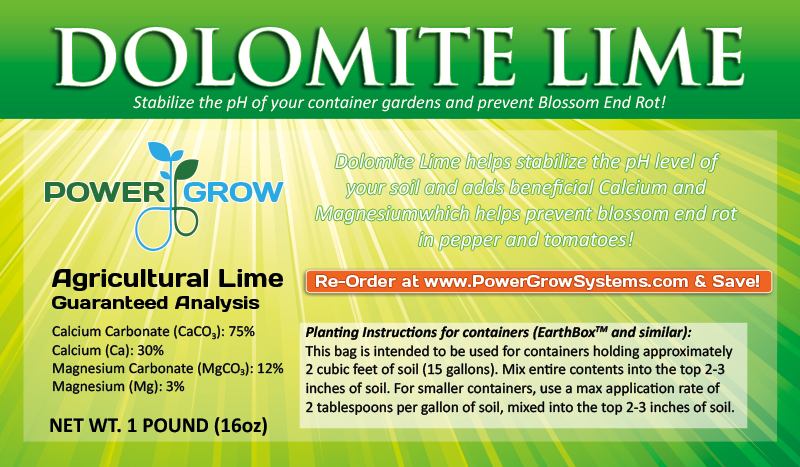 DOLOMITE Lime - Garden Lime Adds Calcium and Magnesium to Soil (1 to 20 pounds)
