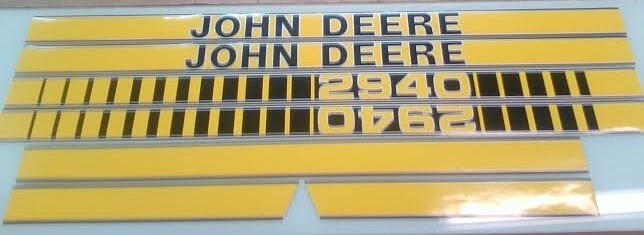 Aftermarket John Deere 2940 replacement hood Decals 