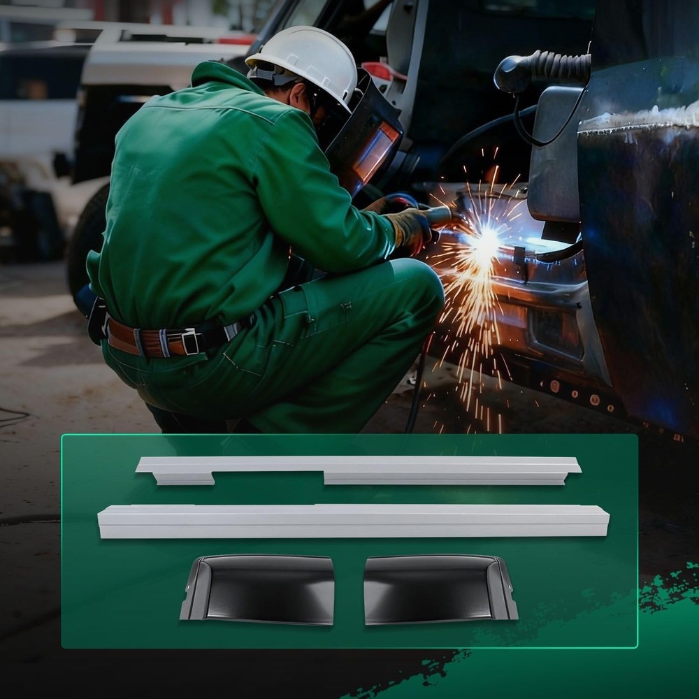 For 2007-2013 Silverado 4 Door Crew Cab Outer Rocker Panel And Cab Corner Pair