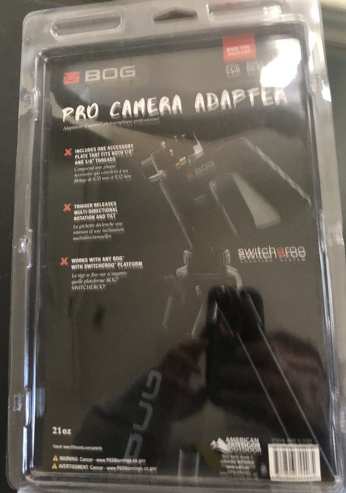 BOG 735546 Professional Pro Camera Adapter New