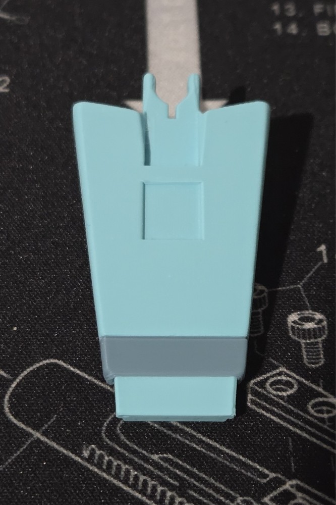 Transformers G1 Blurr 3D Printed Replacement Shield Front Clip