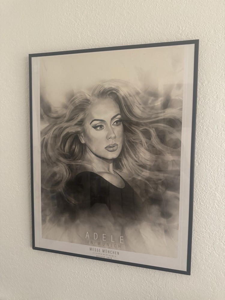 ADELE IN MUNICH GERMANY 2024 POSTER