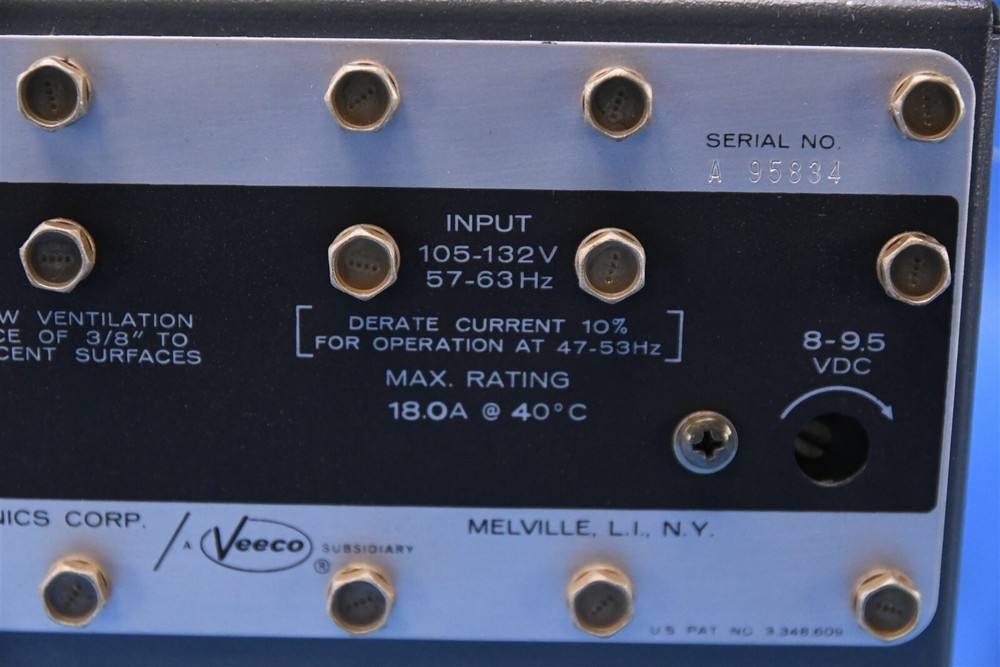 Lambda 8Vdc - 9.5Vdc @ 18A Regulated Power Supply LCS-D-12. RMS Ripple < 250µV!
