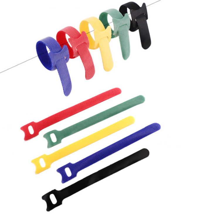 Adjustable Releasable Reusable Hook And Loop Cable Ties, Cable Tidy Strap Colors