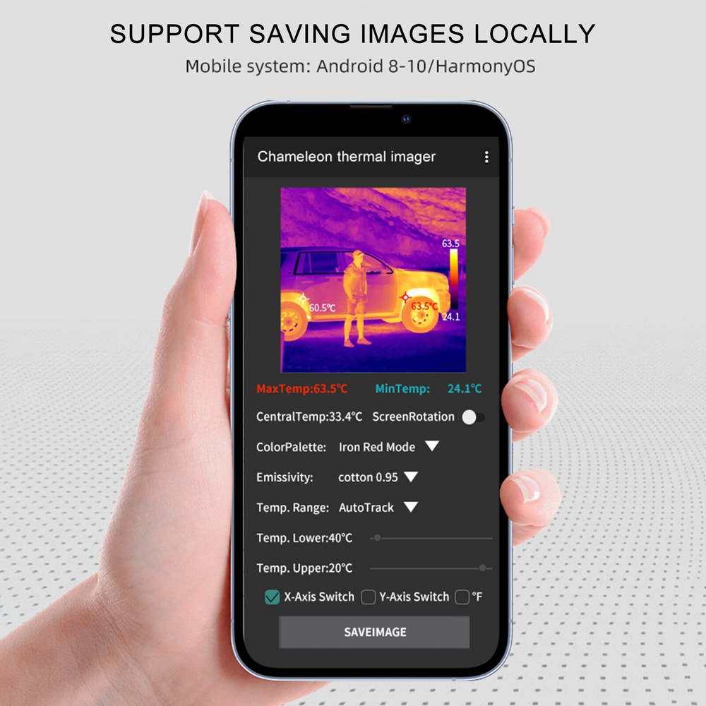 USB Type-C Thermal Imaging Camera For Android Mobile Phone Enhanced Features US