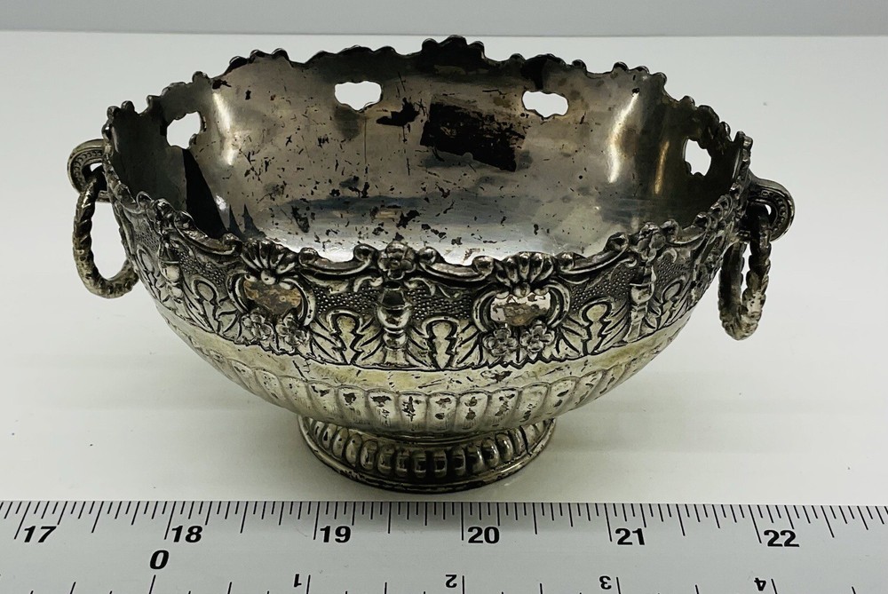 Vintage Collectible F.B. Rogers Silver Plate Dish Japan Home Decor Candy Trinket