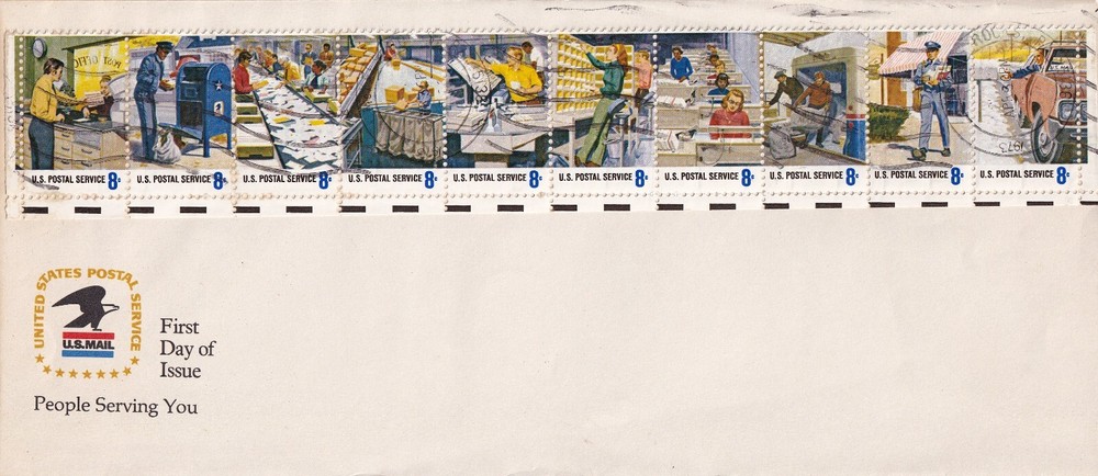 STAMP US SCOTT 1498a "Rural Mail Delivery" 8 CENT 1973 FDC #10 ENVELOPE - E