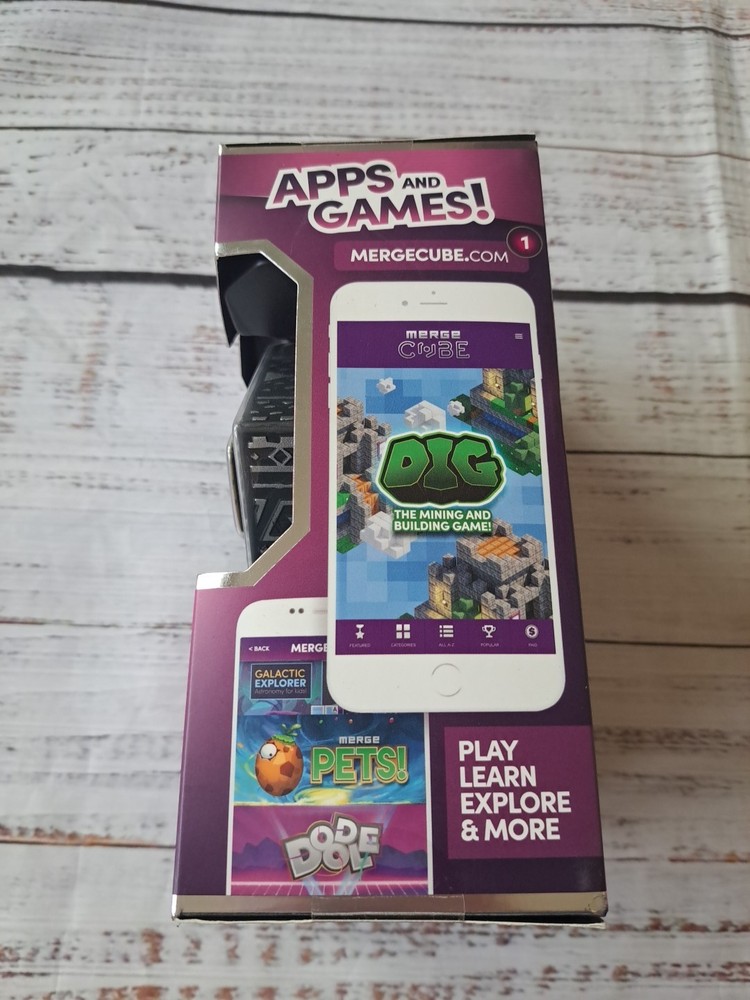 Merge Cube - Fun & Educational Augmented Reality STEM Toy for Kids, Learning