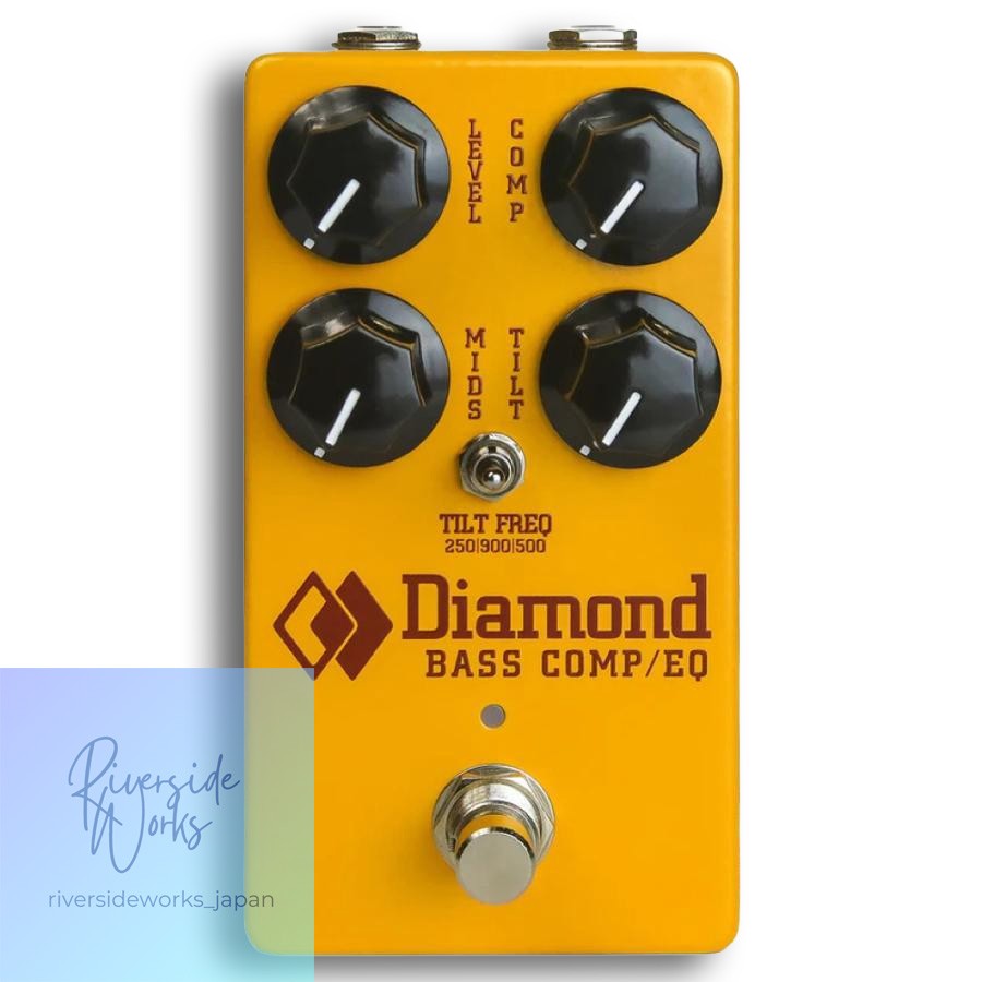 Diamond Pedals BASS COMP/EQ Compressor Effect Pedal Used