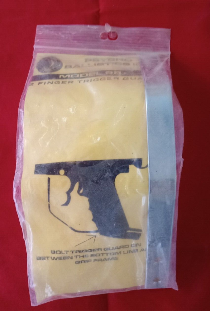 Psycho Ballistic Paintball chrome 2 finger trigger guard Model 98