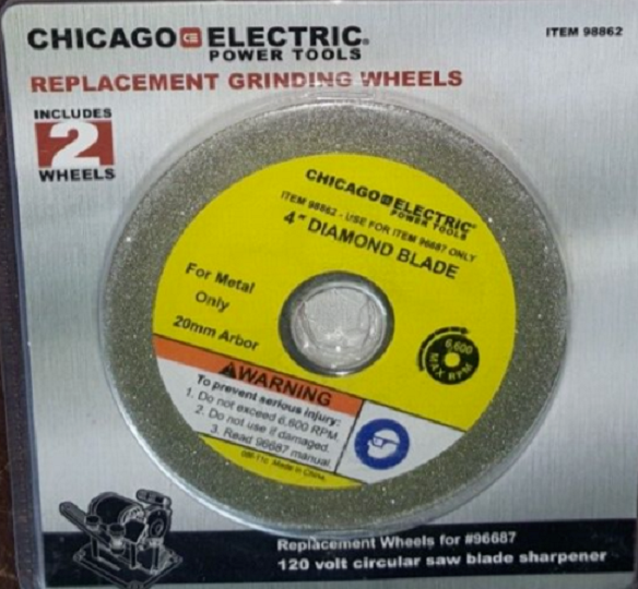 Sharpening Replacement Wheels For The 120 Volt Circular Saw Blade Sharpener Disc