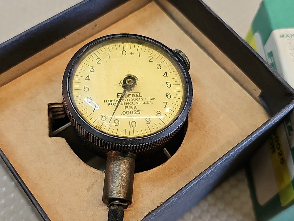 FEDERAL Dial Indicator Miracle Movement - No. B3K - .00025