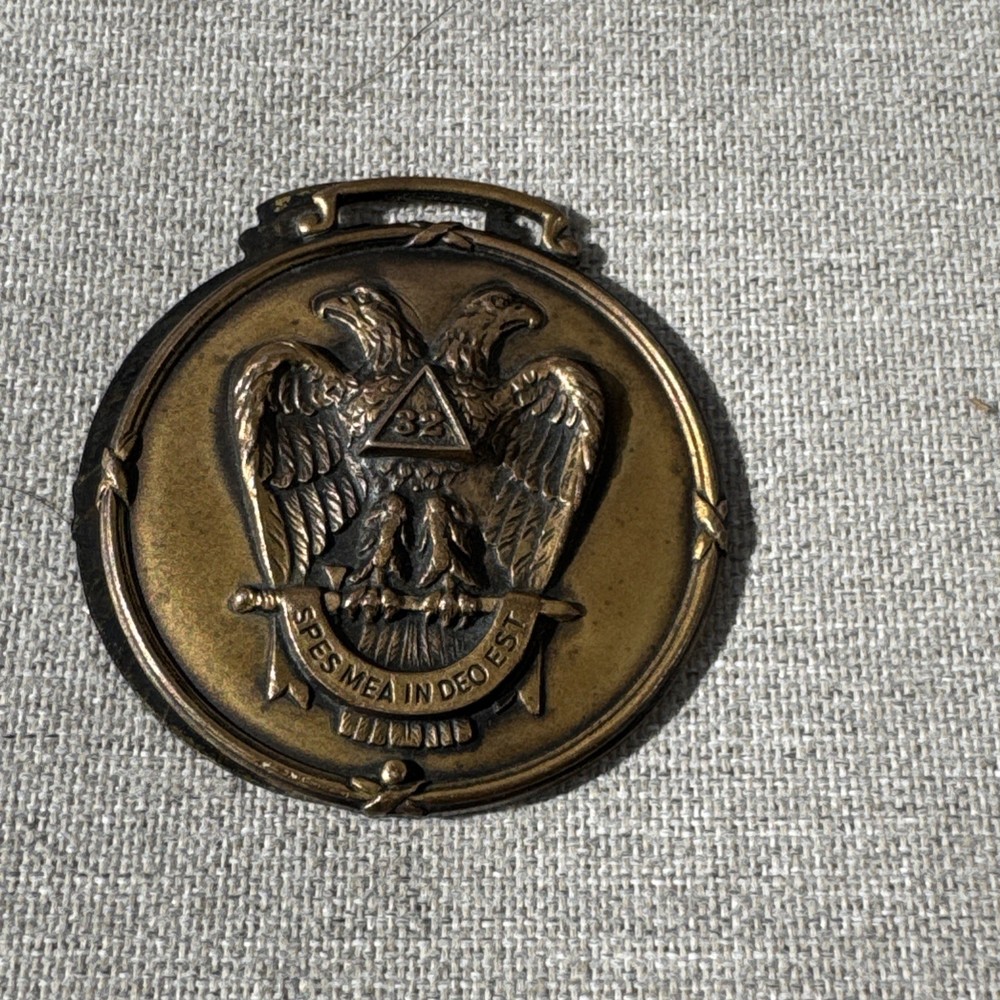 32nd Degree Masonic Double Eagle Pendant Seattle as