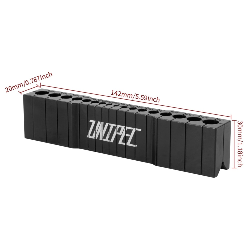 UNIPEC Precision Drill Guide – Compact Portable Drilling Block for Straight H...