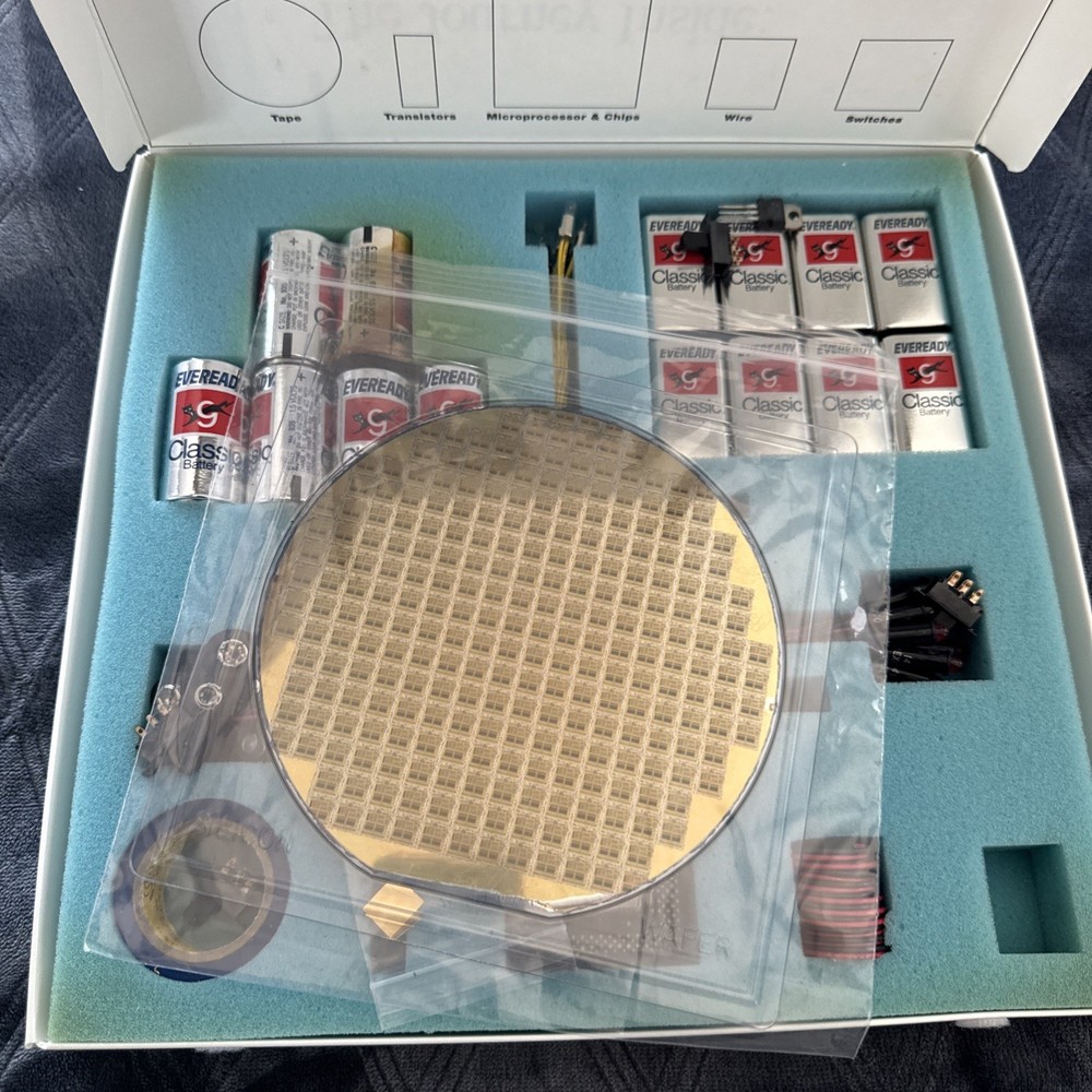 Intel Journey Inside: The Computer Chip Kit w/ Uncut Silicon Wafer 1990’s