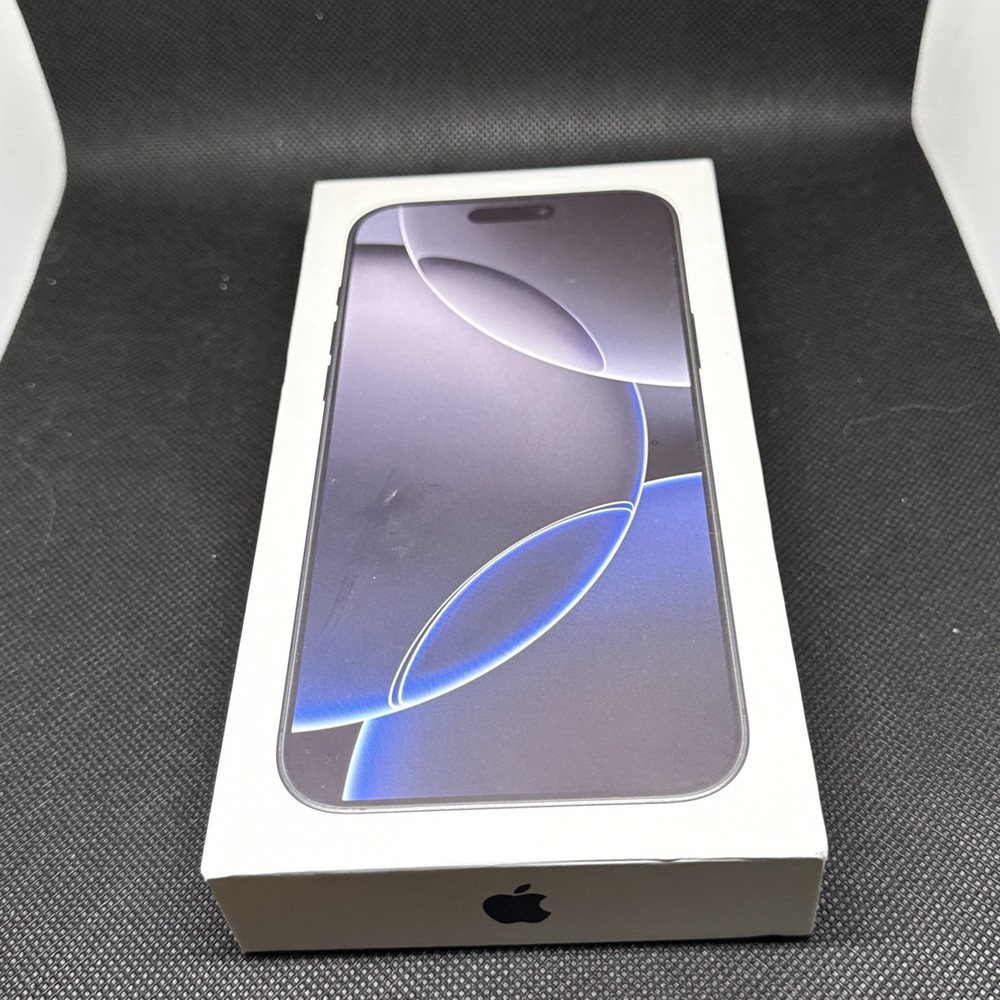 Original Apple Empty Box for iPhone 16 Pro Max, Black Titanium