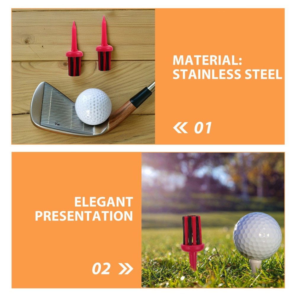 15 Pcs Unbreakable Golfing Tees Training Accessories Balls Stands