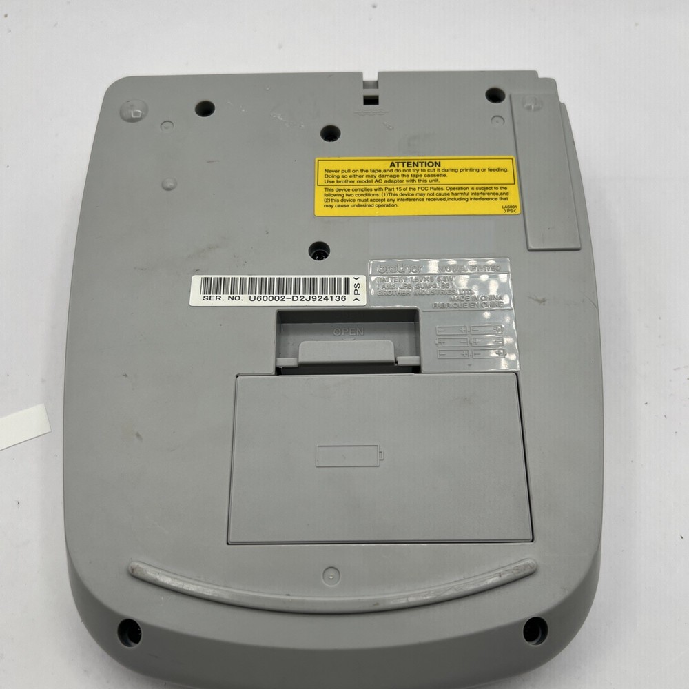 Brother P Touch Model PT-1750 battery powered Label Maker with labels