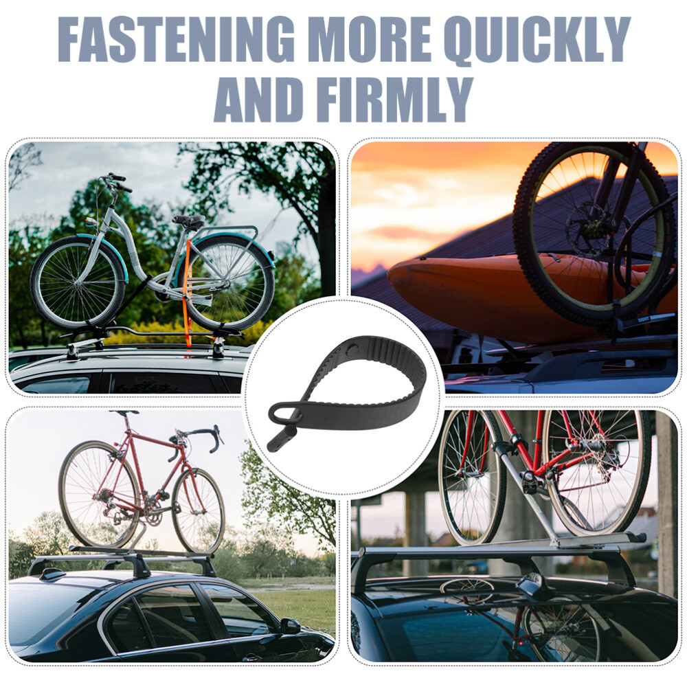 2PCS Bike Fastening Rubber Strap Cycling Fixed Strap Multi-use Rubber Strap