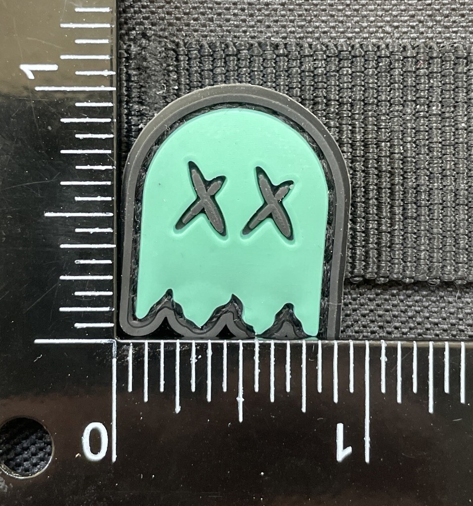 Pacman Redux Retro 80s Rubber Patch Ghosts Hook Loop Morale Tactical Army