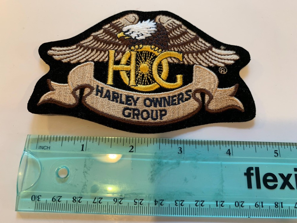 Harley Davidson Patch Owners Group 1983 HOG Eagle Vest Jacket Embroidered