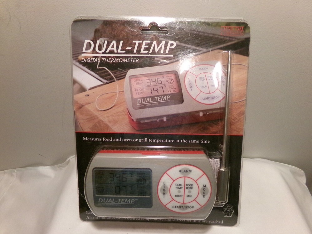 Charcoal Champion Dual-Temp Digital Thermometer