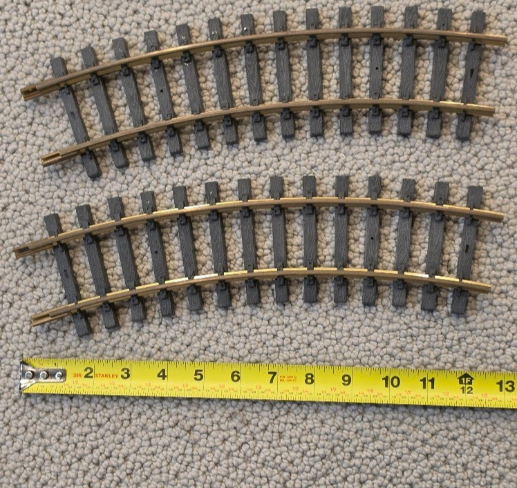 Aristo-Craft G Scale Brass Track Lot (9 Sections) Please read Below