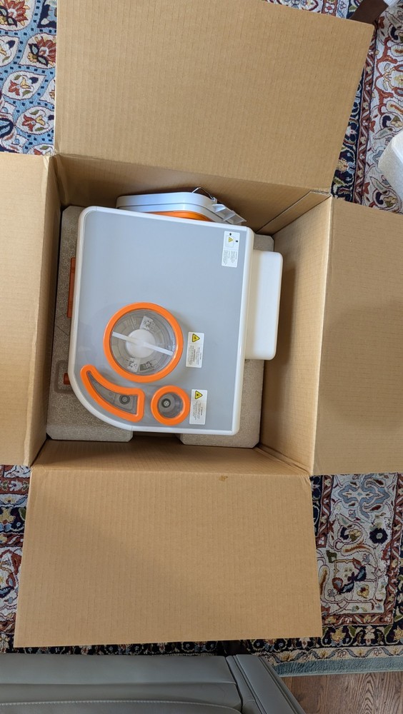 Rotimatic ZMA0111A Automatic Electric Roti Maker White Orange Plastic