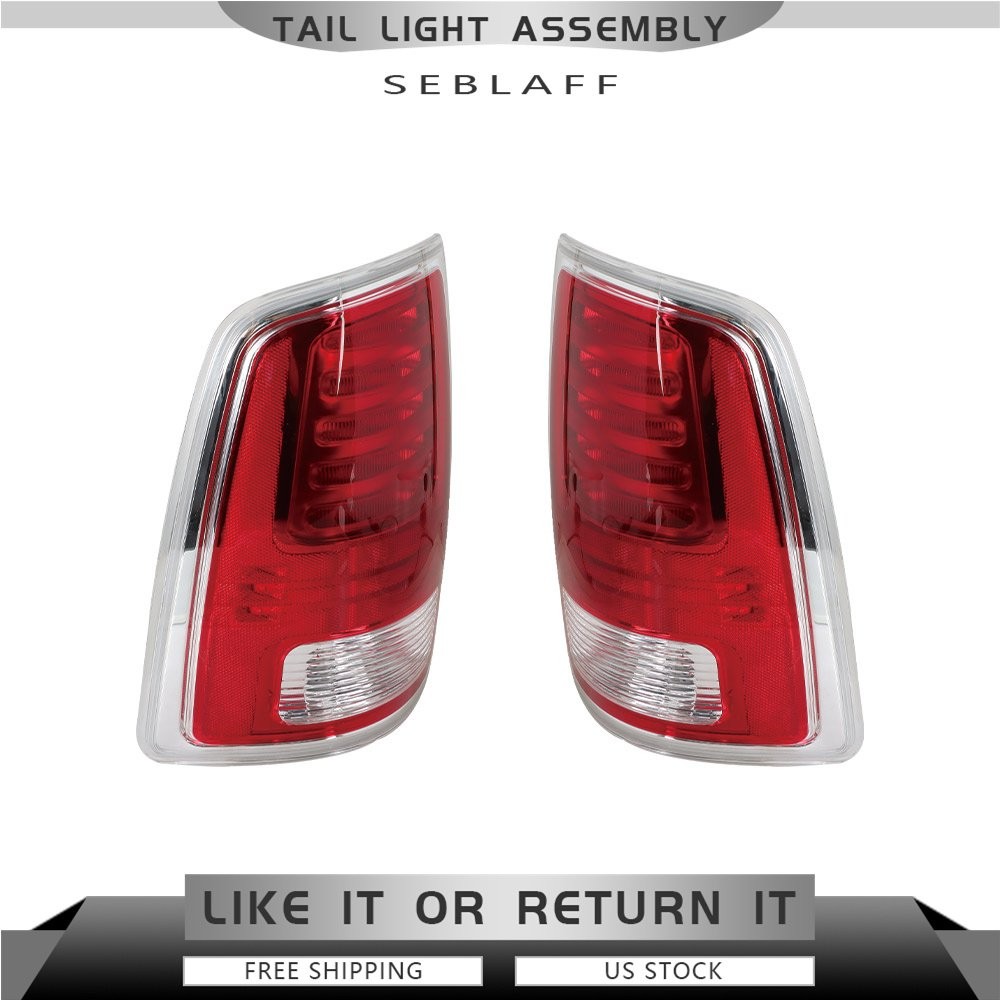 For RAM 1500 2500 3500 2013-2018 Chrome Interior LED Tail Light Right+Left Side