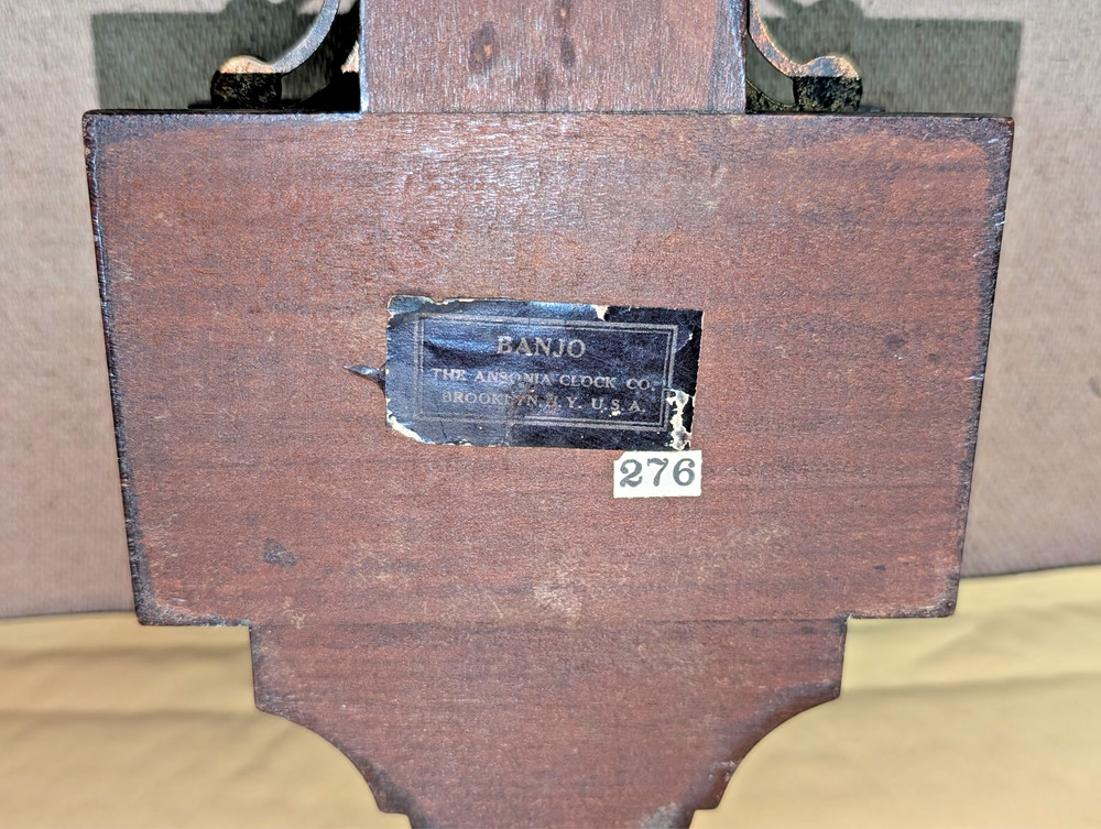 Vintage 8 Day Banjo Clock