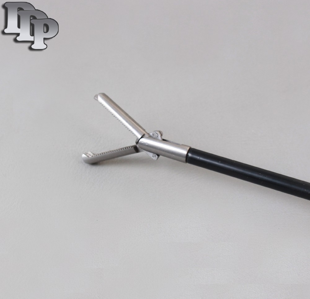 Laparoscopy 5mm Grasper Forceps 2 x 3 Teeth Laparoscopic Instruments LP-021