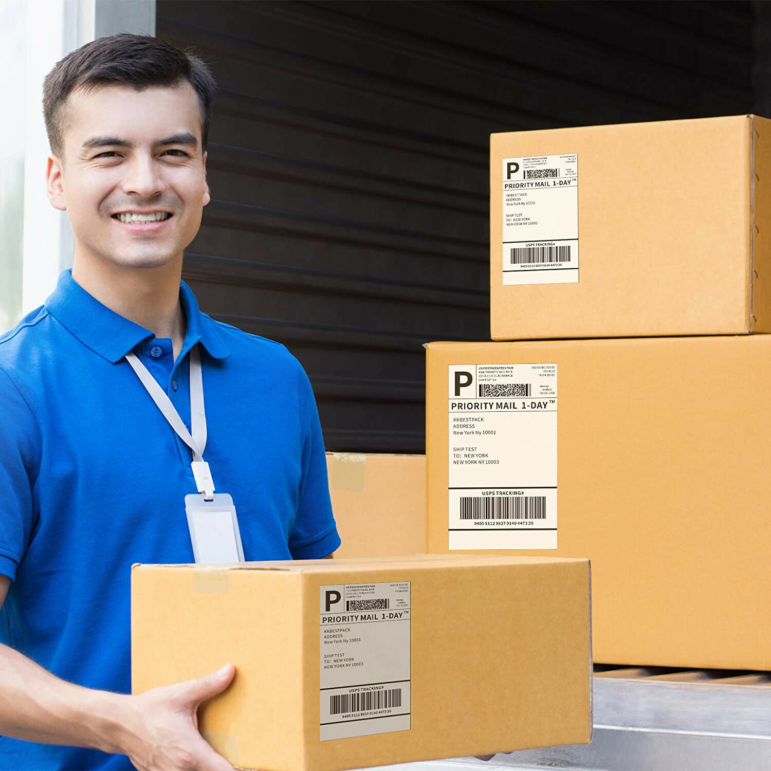 110 Sheets 220 Premium Half Sheet Shipping Labels 200+20 8.5x5.5 2 Per Sheet